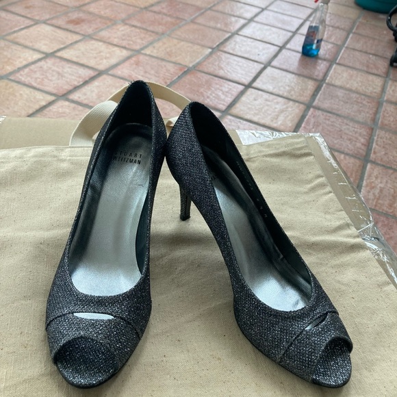 Stuart Weitzman 8 1/2M Sparkly Shoes - Picture 1 of 2